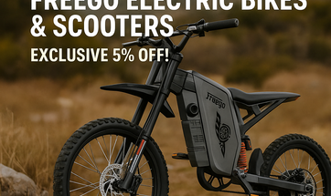 Top 5 Most Popular Freego Electric Bikes & Scooters - Exclusive 5% Off! - 100% Financing Available!