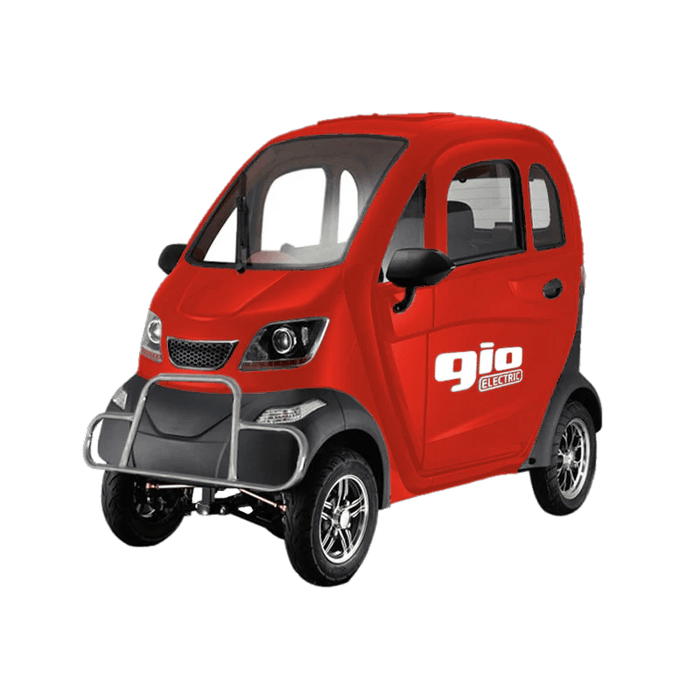 Gio Electric Rides Red GIO GOLF ENCLOSED MOBILITY SCOOTER
