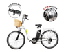 Nakto Electric Bikes White / 350W with LCD Display NAKTO CAMEL Women 26" 250W Electric Cruiser Bike