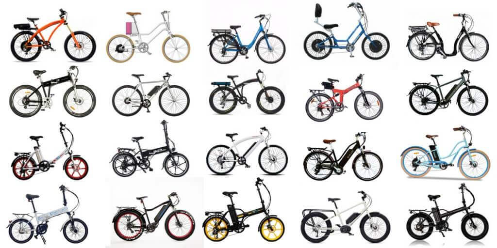 The difference between electric bike types