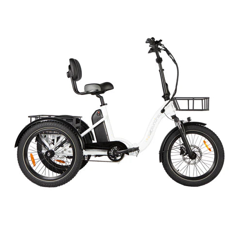 Eunorau ONE-TRIKE 2.0 Folding Electric Trike 48V 500W, upto 50 Mile Range -  100% Financing Available!