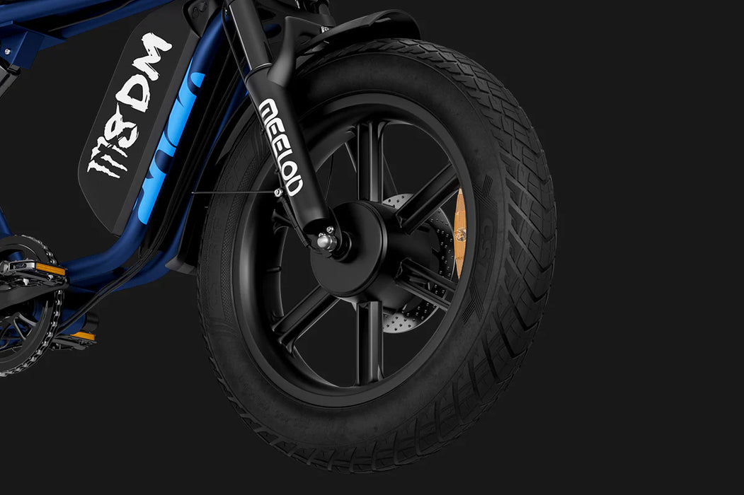 Melood M8DM 2400W Dual Motor Dual Battery Fat Tire Ebike With Extended Double Seat - 48V 32Ah, 40 MPH, 55-100 Mile Range, Hydraulic Brakes - 100% Financing Available!
