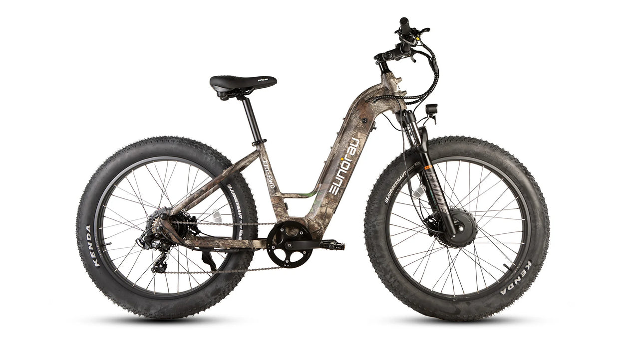 Eunorau FAT-AWD 3.0 Fat Tire Step-Thru Electric Bike 48V/500W+500W dual hub motor, range up to 80 miles - 100% Financing Available!