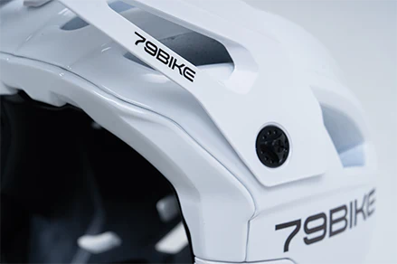 79BIKE Off-Road Full-Face Helmet – Gloss White