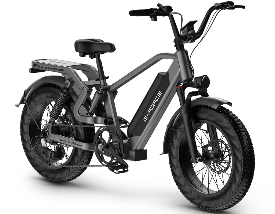 G-FORCE RS Full Suspension Fat Tire 750W Electric Bike