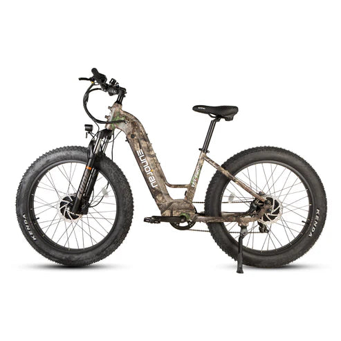 Eunorau FAT-AWD 3.0 Fat Tire Step-Thru Electric Bike 48V/500W+500W dual hub motor, range up to 80 miles - 100% Financing Available!