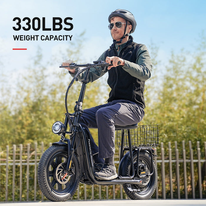 iScooter F7 1000W Electric Scooter with Seat, 45 Mile Range