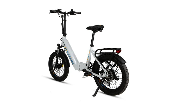 Eunorau META20 1.0 Fat Tire Step-Thru Folding Electric Bike 48V/500W hub motor, range up to 100 miles optional second battery - 100% Financing Available!