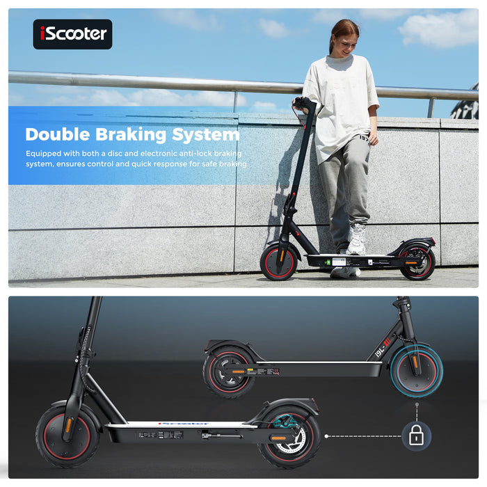 iScooter i9L 350W Foldable Premium Commuter Portable Electric Scooter