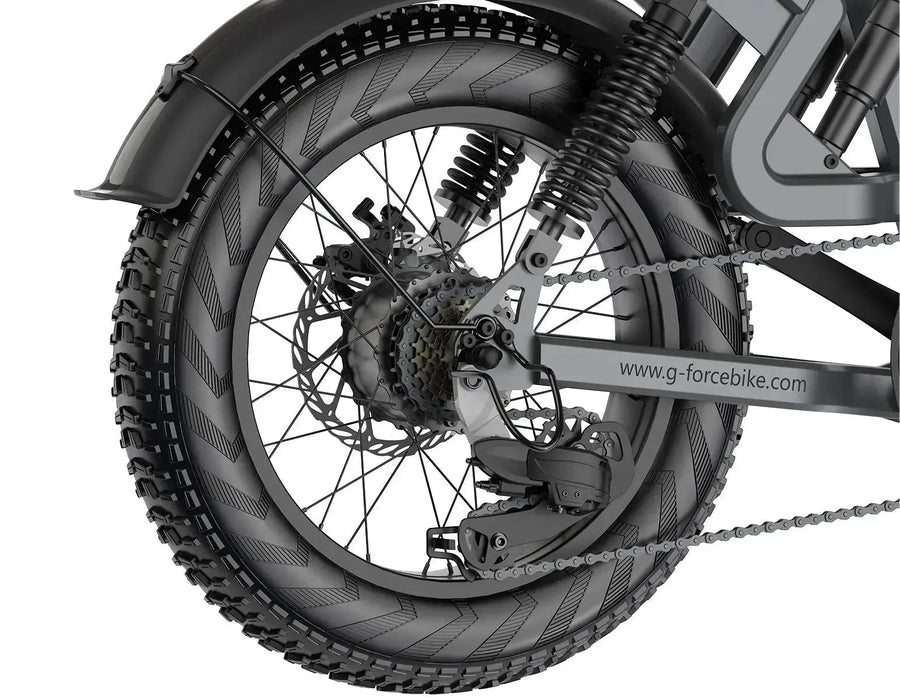 G-FORCE RS Full Suspension Fat Tire 750W Electric Bike