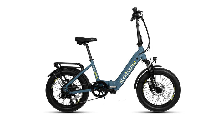 Eunorau META20 1.0 Fat Tire Step-Thru Folding Electric Bike 48V/500W hub motor, range up to 100 miles optional second battery - 100% Financing Available!