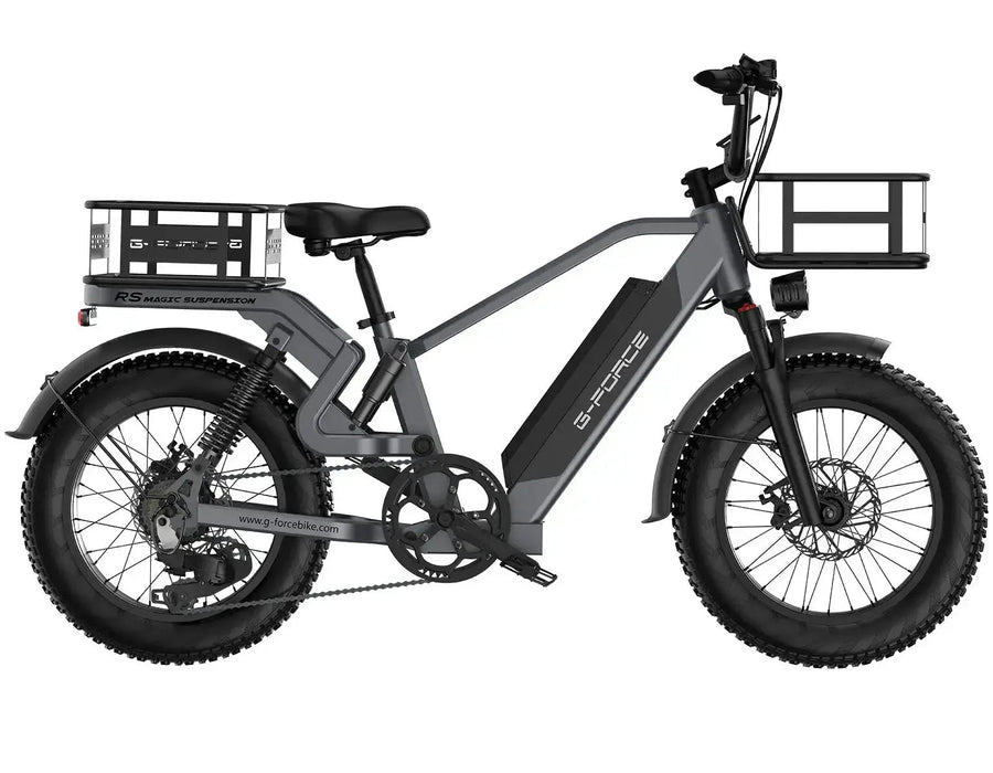 G-FORCE RS Full Suspension Fat Tire 750W Electric Bike