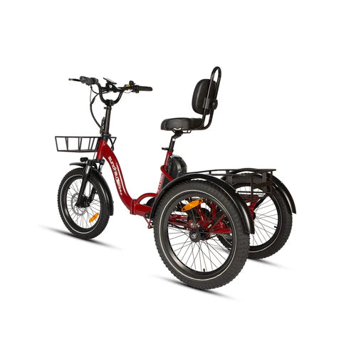 Eunorau ONE-TRIKE 2.0 Folding Electric Trike 48V 500W, upto 50 Mile Range -  100% Financing Available!