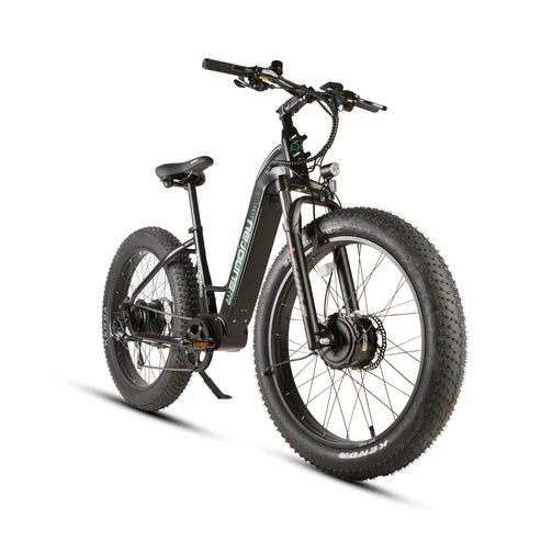 Eunorau FAT-AWD 3.0 Fat Tire Step-Thru Electric Bike 48V/500W+500W dual hub motor, range up to 80 miles - 100% Financing Available!