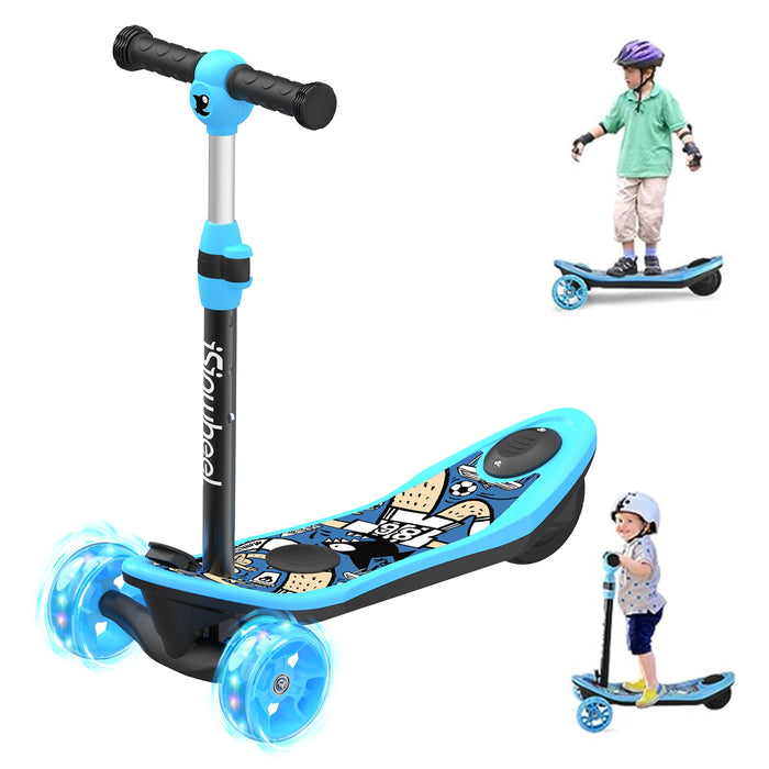 Adjustable 3-Wheel Mini 2-in-1 Foldable Kids Electric Scooter