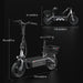 F2 Electric Scooter with Seat, 10" Pneumatic Tire, 19 MPH
