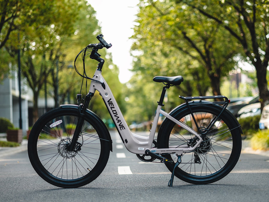 VELOWAVE Breeze T Torque Sensor E-Bike: Powerful 500W, 90-Mile Range Commuter