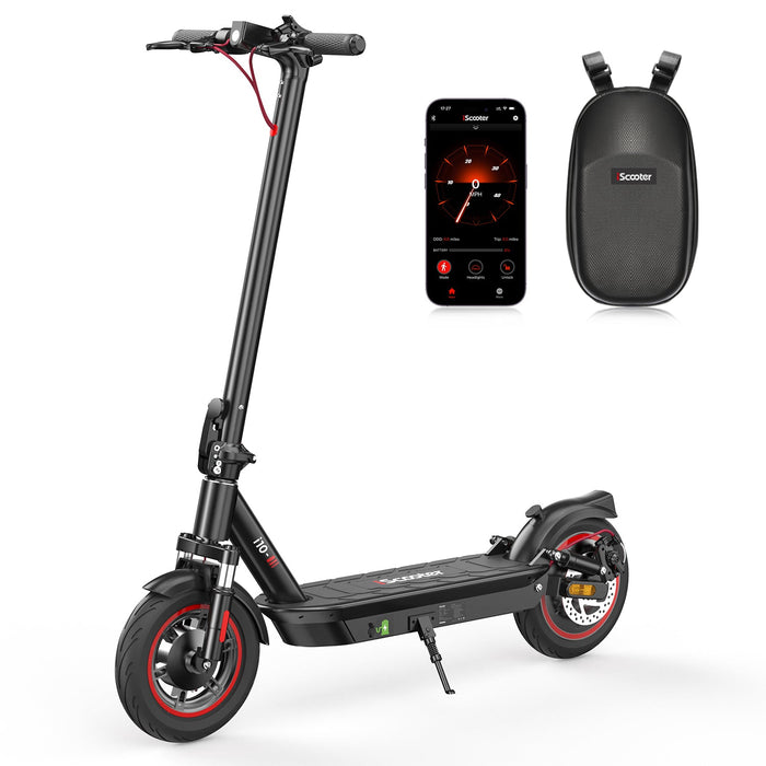 iScooter i10Max City Commuter Electric Scooter with 25 MPH Speed and 28 Mile Range