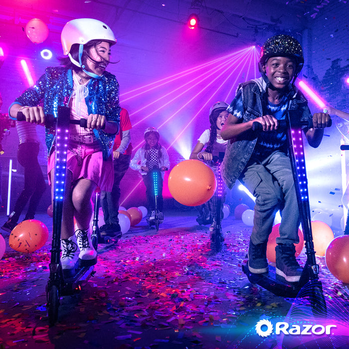 Razor Sonic Glow Electric Scooter: Bluetooth Speaker, LED Lights, 10 MPH Top Speed