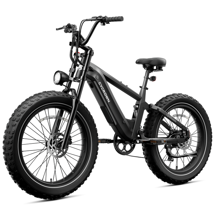 Roma All-Terrain Electric Bike with Kid Seat Indigo Blue