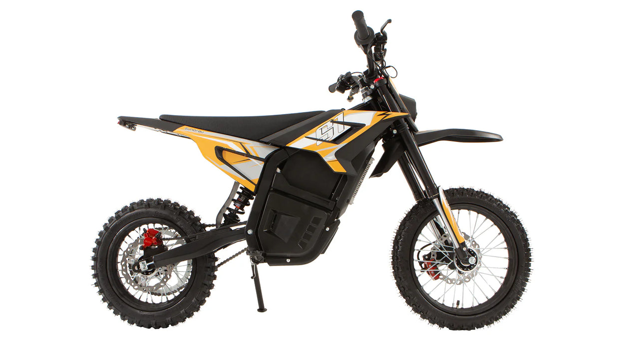 Eunorau S1 Kids Electric Dirt Bike - 60V, 30Ah, 4800W Peak Mid-Drive Motor, Range up to 24 Miles, Max Speed 43MPH - 100% Financing Available!