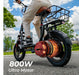 iScooter i14 800W Adult Electric Scooter with Seat & Basket