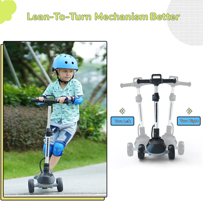 iScooter iK2 Adjustable 3-Wheel Electric Scooter for Kids