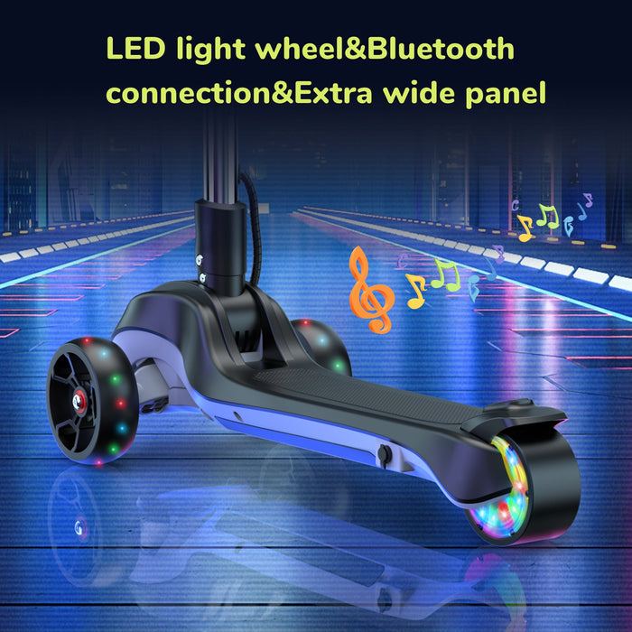 iScooter iK2 Adjustable 3-Wheel Electric Scooter for Kids