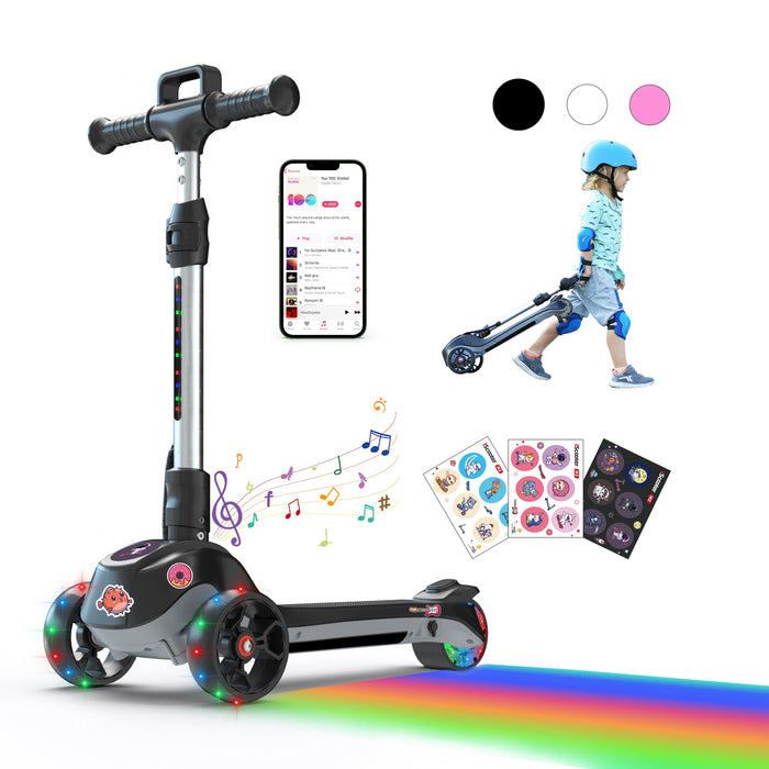 iScooter iK2 Adjustable 3-Wheel Electric Scooter for Kids