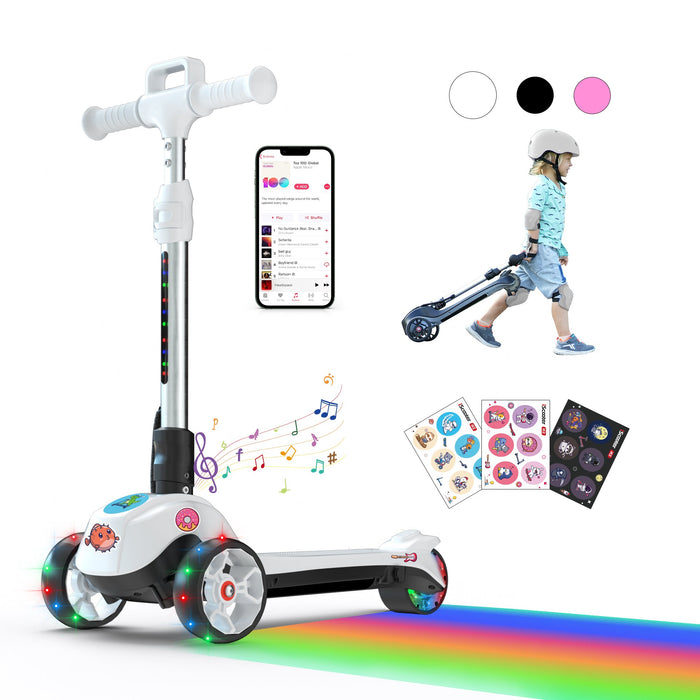 iScooter iK2 Adjustable 3-Wheel Electric Scooter for Kids