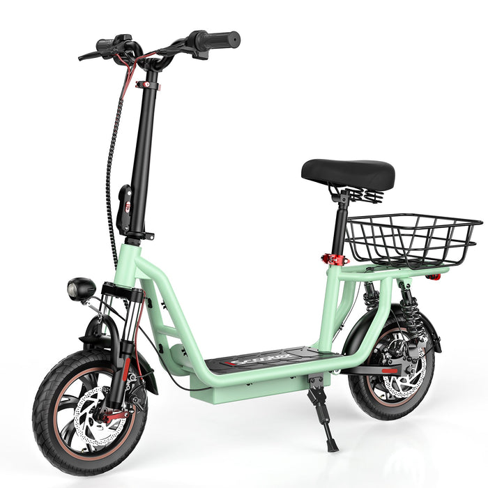 iScooter i12 500W Electric Scooter with Big Seat