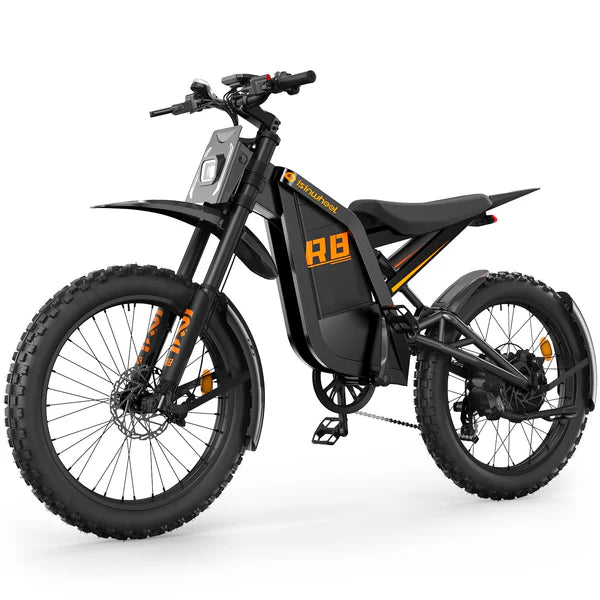 3000W Electric Dirt Bike for Adults, isinwheel R8, 150 Miles Max Range, 35 MPH Off Road Electric Bike