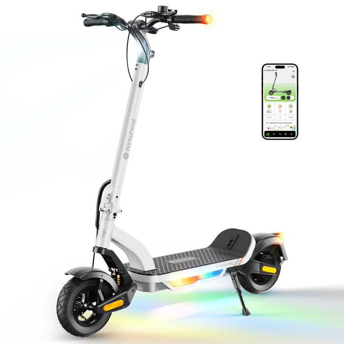 isinwheel S Nova Pro 1000W Commuting Electric Scooter - 28mph - 48V 13Ah Battery, 38-Mile Range- 100% Financing Available!