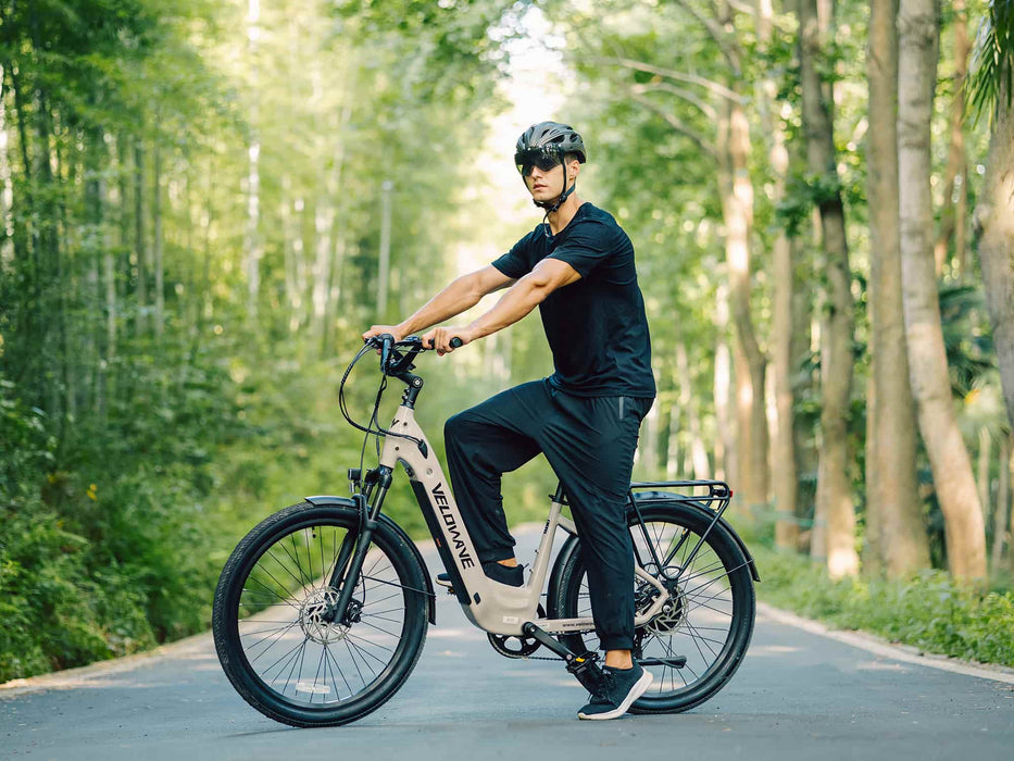 VELOWAVE Breeze T Torque Sensor E-Bike: Powerful 500W, 90-Mile Range Commuter