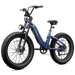 Roma All-Terrain Electric Bike with Kid Seat Indigo Blue