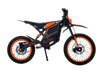 Orange Isinwheel Monster Pro Mid-Drive Electric Dirt Bike, right side view
