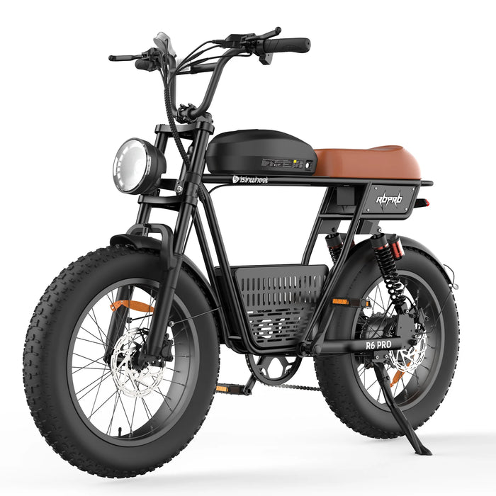 isinwheel R6 Pro Electric Bike - 48V 20Ah 1500W, 35 MPH Max Speed, 330 lbs Max Load - 100% Financing Available!