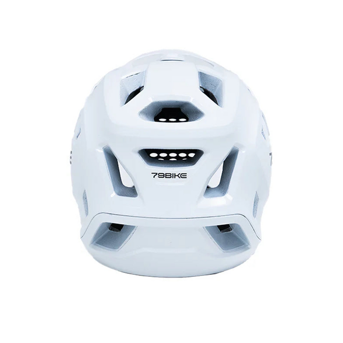 79BIKE Off-Road Full-Face Helmet – Gloss White