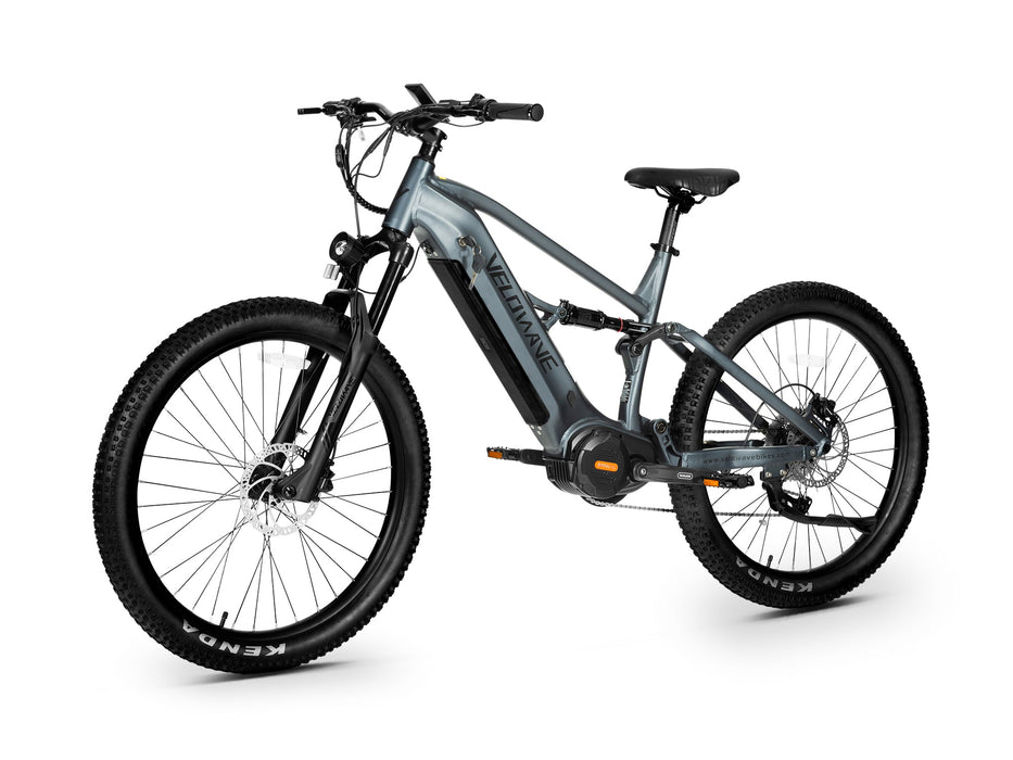 VELOWAVE Forest XM 6061 Aluminum Dual‑Suspension E‑Mountain Bike
