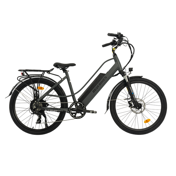 REVIBIKES Oasis.2 Step-Through Electric Commuter Bike – Grey & Anthracite