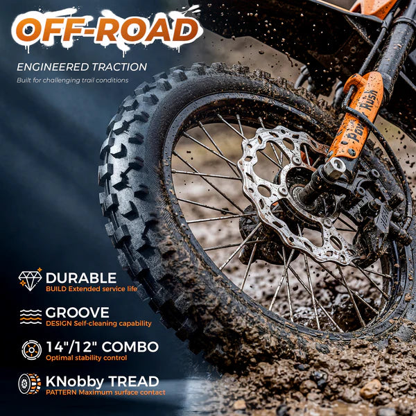 isinwheel Monster MT2 Electric Dirt Bike - 48V 22.5Ah 5000W, 35 MPH Max Speed, 60-Mile Range, 330 lbs Max Load - 100% Financing Available!