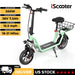 iScooter i12 500W Electric Scooter with Big Seat