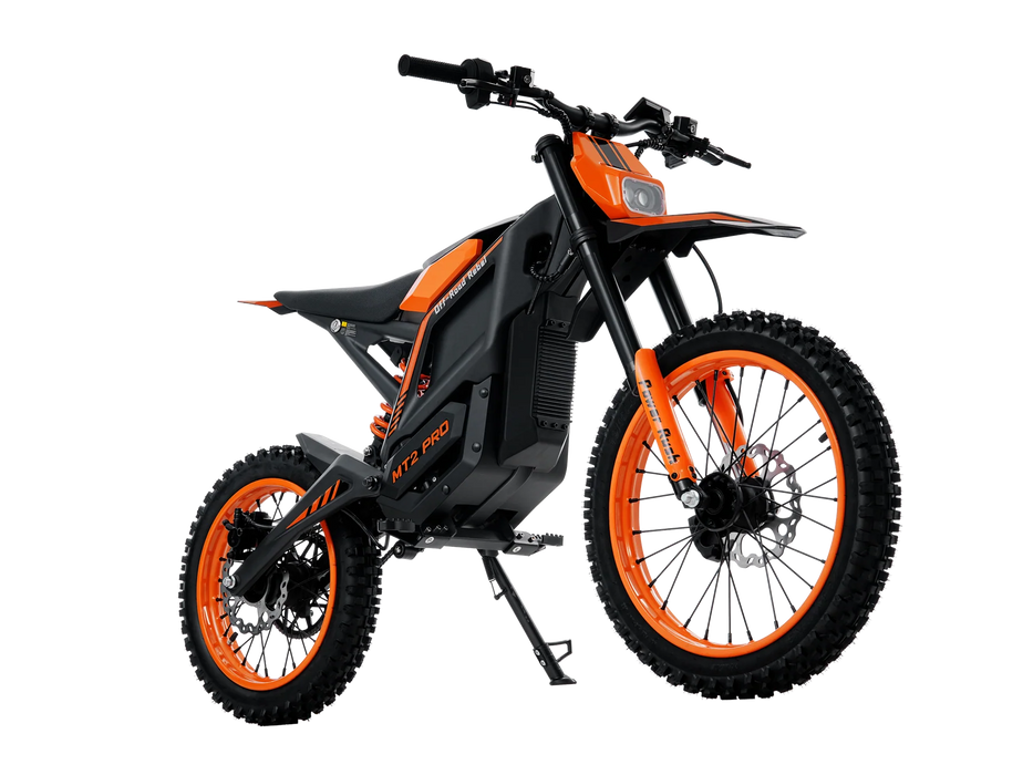 Isinwheel Monster Pro Mid-Drive Electric Dirt Bike, angled view