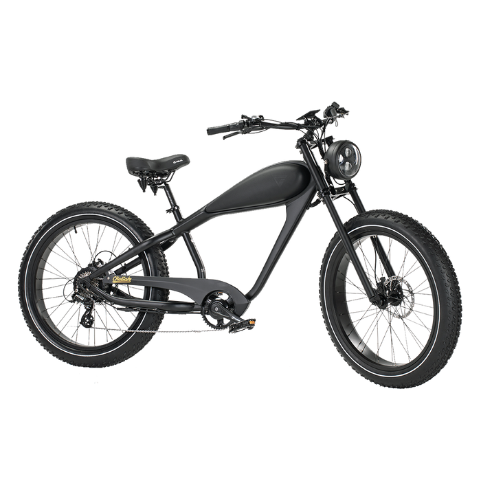 Revibikes Cheetah Plus Fat‑Tire Electric Cafe Racer Bike