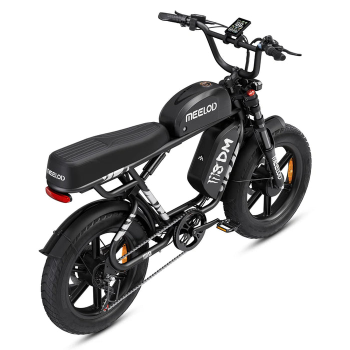 Melood M8DM 2400W Dual Motor Dual Battery Fat Tire Ebike With Extended Double Seat - 48V 32Ah, 40 MPH, 55-100 Mile Range, Hydraulic Brakes - 100% Financing Available!