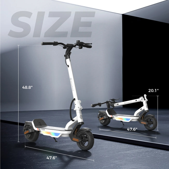 isinwheel S Nova 600W Commuting Electric Scooter - 20mph - 36V 7.8Ah Battery, 19-Mile Range- 100% Financing Available!