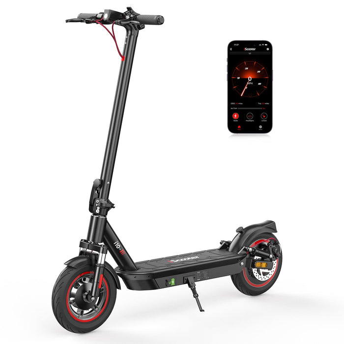 iScooter i10Max City Commuter Electric Scooter with 25 MPH Speed and 28 Mile Range
