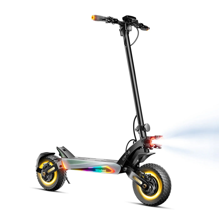 isinwheel GT4 Single or Dual Motor Off Road Electric Scooter - 1200W(x2),  48V/52V, 20/18.2Ah, 35/45mph, 50-mile range - 100% Financing Available!