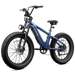 Roma All-Terrain Electric Bike with Kid Seat Indigo Blue
