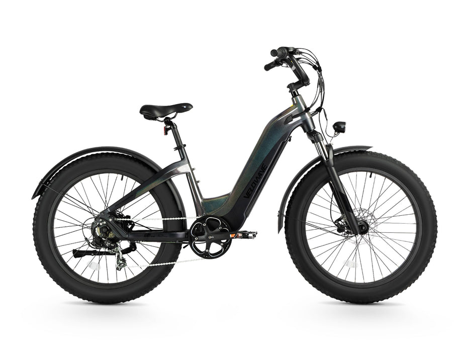 Velowave Grace 2.0 Step-Thru Electric Fat Tire Commuter E-Bike 750W